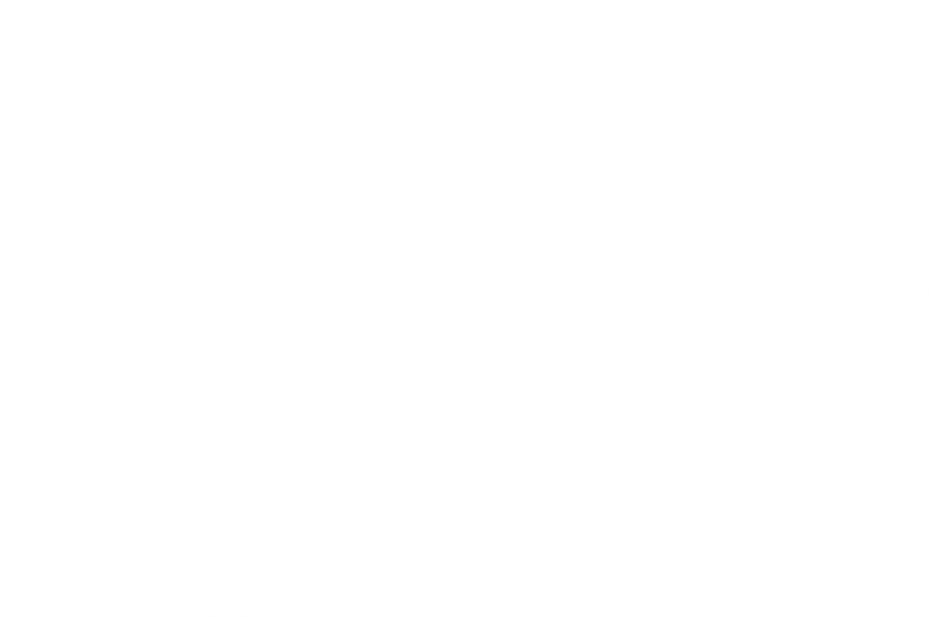 White logo on transparent background